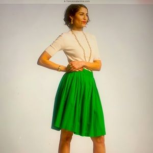 Francis valentine Claire Skirt NWT size small green